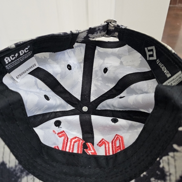AC/DC Tie Dye Baseball Cap, Adjustable Strap - Picture 5 of 6